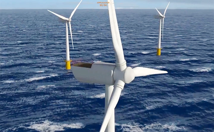 液压导电滑环在海洋海上风力发电的应用视频